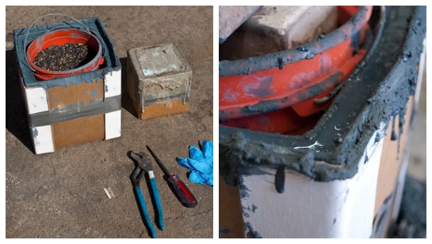 DIY Τσιμεντένιες γλάστρες - ζαρντινιέρες μεγάλου μεγέθους - Φωτογραφία 5