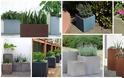 DIY Τσιμεντένιες γλάστρες - ζαρντινιέρες μεγάλου μεγέθους