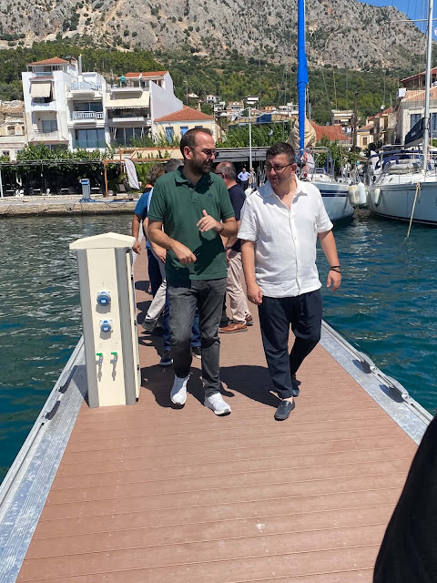 Ο Ν. Φαρμάκης και ο Θανάσης Μαυρομματης σημερα στο Αστακό.  Επισκέφθηκαν  έργα που εκτελούνται στην περιοχή και συναντήθηκαν με φορείς και πολίτες (φωτο-βιντεο) - Φωτογραφία 2