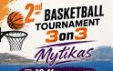 Oι 16 ομάδες για το 2nd Basketball Tournament 3on3 Mytikas.
