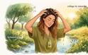 όταν με ρώτησαν - ντινα μπορούμε να χρησιμοποιήσουμε ελαιόλαδο στα μαλλιά μας είπα...