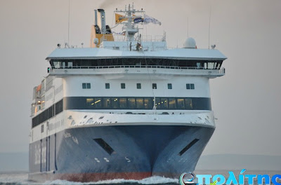 Η παρθενική άφιξη του Blue Star Patmos στη Χίο [video] - Φωτογραφία 4