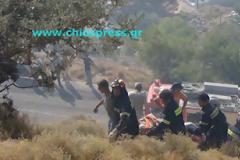 Τραγωδία στην Χίο με 3 νεκρούς από την πτώση λεωφορείου σε χαράδρα - ΒΙΝΤΕΟ