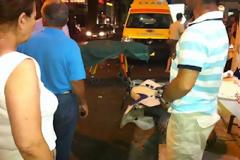 Μηχανή προσγειώθηκε σε... ταβέρνα