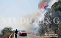 Μεγάλη φωτιά στο Κιβέρι, έχει διακοπεί η κυκλοφορία των οχημάτων προς το Άστρος - Φωτογραφία 4