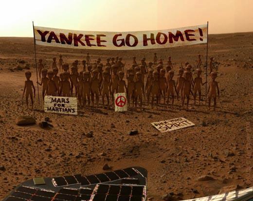 Πως αντέδρασαν τα μέλη του Κομμουνιστικού Κόμματος του πλανήτη Άρη στην αποστολή της ΝASA; - Φωτογραφία 2