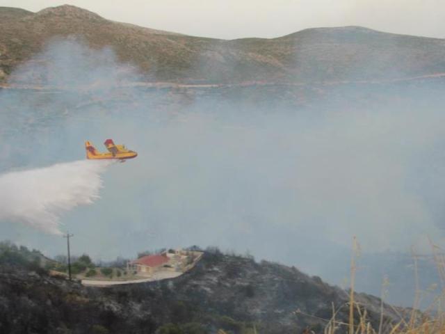 ΔΕΙΤΕ: Υπό μερικό έλεγχο η φωτιά στον Κατελειό Κεφαλλονιάς - Φωτογραφία 3