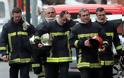 Σέρβοι πυροσβέστες στη μάχη της πυρκαγιάς στο Άγιο Όρος