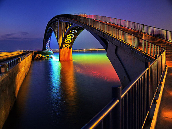 Η υπέροχη Rainbow Bridge στην Ταϊβάν - Φωτογραφία 6