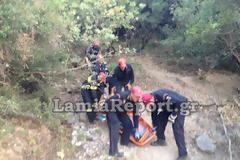 Θρήνος στη Λαμία για το 28χρονο παλικάρι που έπεσε στον γκρεμό [video]