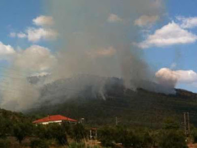 Kοντά στα σπίτια η φωτιά στην Παραβόλα Αγρινίου - Φωτογραφία 2