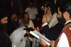 Κουρά μοναχού στην Ιερά Μονή Βαρσών