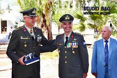 Παράδοση - παραλαβή νέου διοικητή στο στρατόπεδο μηχανικού -ΚΕΜΧ- Ναυπλίου