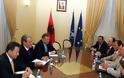 Συνάντηση Μπερίσα με εκπροσώπους ενώσεων Αλβανών μεταναστών στην Ελλάδα