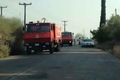 Συνεχίζεται η φωτιά στην Στράτου και η διακοπή ρεύματος [Video & Photo]