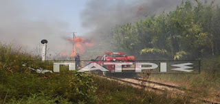 Πυρκαγιά σε καταυλισμό Ρομά στα Λαστέικα! [video] - Φωτογραφία 1