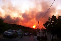 Στη μάχη της μεγάλης φωτιάς ο ΣΠΑΠ με εθελοντές και οχήματα! (Φωτογραφίες)