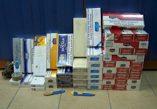 Σύλληψη για λαθραία τσιγάρα στην Ηγουμενίτσα - Φωτογραφία 1