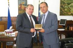 Ο Δήμαρχος Λαγκαδά στον Υπουργό Μακεδονίας - Θράκης