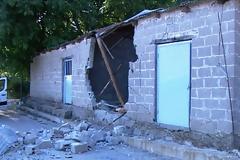 Πτώση βράχου στην Καρυά Καμ.Βούρλων. Τρομοκρατήθηκαν οι κάτοικοι [video]