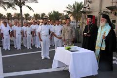 Επίσκεψη της ΑΘΜ στην ελληνική φρεγάτα «Ψαρά» στον λιμένα της Αλεξάνδρειας