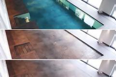 Πρωτότυπη πισίνα που… εξαφανίζεται!