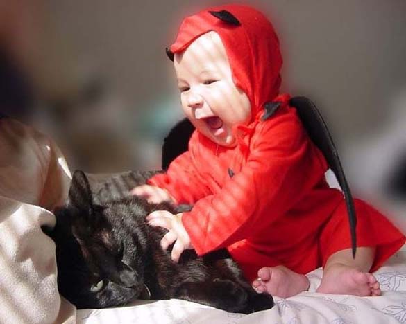 Γάτες και μωρά: 25 απίθανες φωτογραφίες! - Φωτογραφία 20