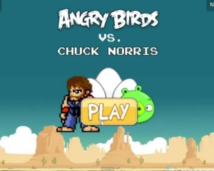 VIDEO: Τσακ Νόρις VS Angry birds και μαντέψτε τι έγινε... - Φωτογραφία 1