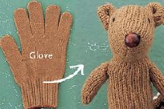 Ο χειμώνας τελείωσε! Μετατρέψτε τα γάντια σε χαριτωμένα αρκουδάκια για τα παιδιά