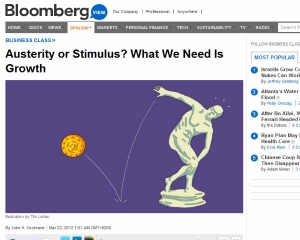 Bloomberg: Δεν λειτουργεί η λιτότητα στην Ευρώπη - Φωτογραφία 1