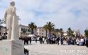 Κατάθεση στεφάνων από μαθητές στο άγαλμα του Καποδίστρια στο Ναύπλιο - Φωτογραφία 2