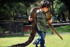 ΑΠΙΣΤΕΥΤΕΣ ΕΙΚΟΝΕΣ: Ο ατρόμητος μπόμπιρας που κάνει παρέα με φίδια και κροκόδειλους