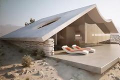 Μια βίλα στη μέση της ερήμου!