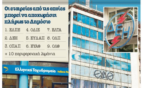 Πλήρης αποκρατικοποίηση για 9 ΔΕΚΟ και 10 λιμάνια - Φωτογραφία 2