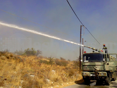 Φωτιά κοντά στο οικισμό της Πολεμικής Αεροπορίας στα Χανιά - Φωτογραφία 4