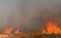 αίγονται οι Θέρμες στην ορεινή Ξάνθη – πυρκαγιά σε εξέλιξη
