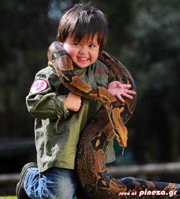 Ο 2χρονος γητευτής φιδιών από την Αυστραλία - Φωτογραφία 5