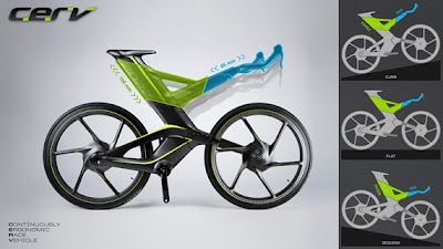 Cannondale CERV concept bike, Προσαρμόζεται στις συνθήκες κίνησης - Φωτογραφία 3