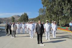 Παρουσία του υφυπουργού Δ. Ελευσινιώτη ύψωση σημαίας σε τρία πλοία του Πολεμικού Ναυτικού