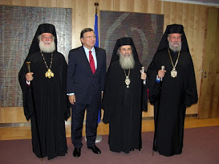 Συνάντηση των προκαθήμενων των ορθόδοξων εκκλησιών Μ. Ανατολής με τον πρόεδρο της ευρωπαϊκής επιτροπής - Φωτογραφία 1