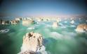 Εντυπωσιακοί σχηματισμοί αλάτων στη Νεκρά Θάλασσα - Φωτογραφία 1
