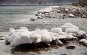 Εντυπωσιακοί σχηματισμοί αλάτων στη Νεκρά Θάλασσα - Φωτογραφία 3