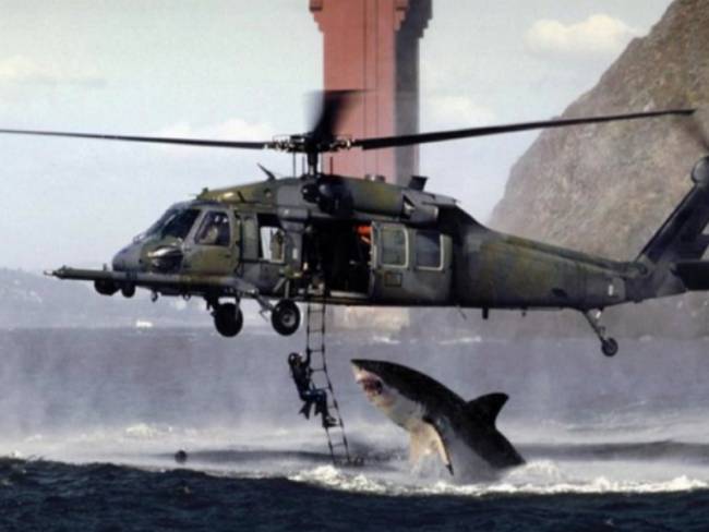 Απίστευτη ΦΩΤΟ: Καρχαρίας...εναντίον ελικοπτέρου! - Φωτογραφία 2