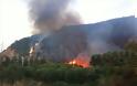 Μεγάλη φωτιά στα Χανιά, απειλεί Καλάμι, Μεγάλα Χωράφια και Απτέρα
