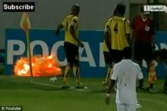 VIDEO: Έσκασε χειροβομβίδα σε γήπεδο στο Ιράν!