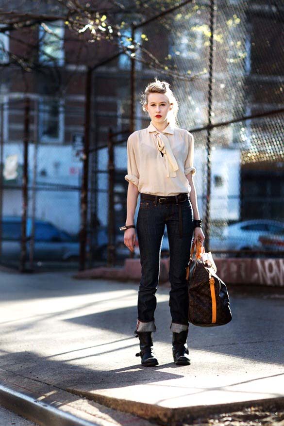 20 stylish τρόποι για να φορέσετε ένα jean - Φωτογραφία 10