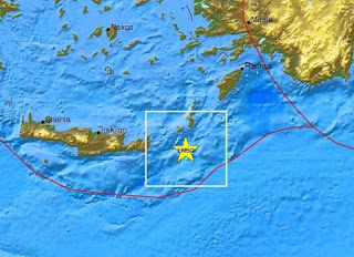 Το Γεωδυναμικό Ινστιτούτο μείωσε τον σεισμό στην Κρήτη απο 5,6 σε 4,4 Ρίχτερ - Φωτογραφία 1