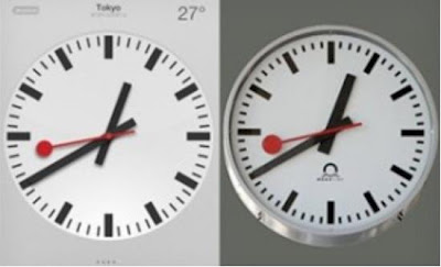 To ρολόι των ελβετικών σιδηρόδρομων αντέγραψε η Apple - Φωτογραφία 1