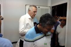 Γ. Σπανός: Στιγμές χαράς μετά την αγωνία του ματς! (Φωτογραφίες)