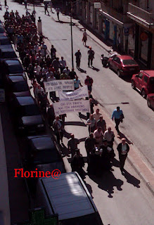 Πορεία διαμαρτυρίας στη Φλώρινα - Φωτογραφία 2